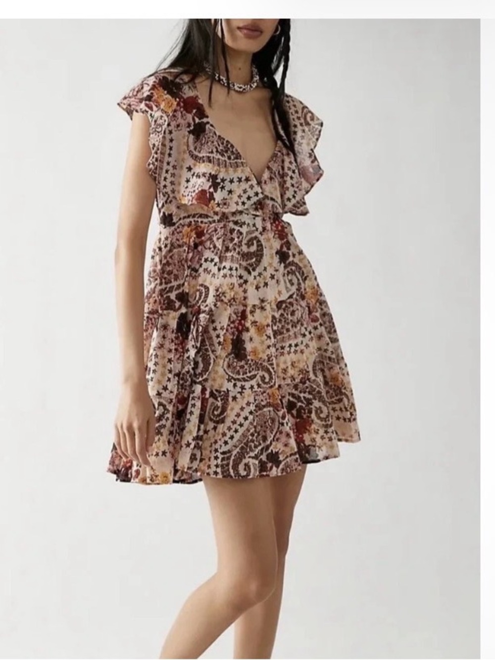 Free People Undone Mini Dress